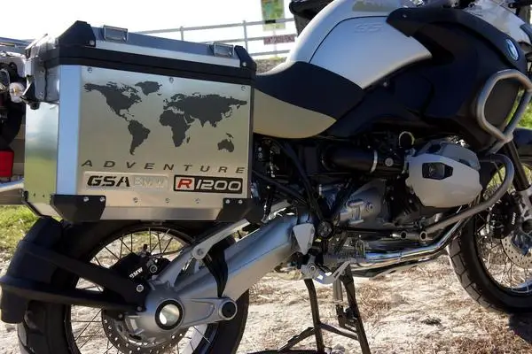 Мотоцикл GS Набор наклеек "R1200 карта мира приключений" для Touratech Panniers