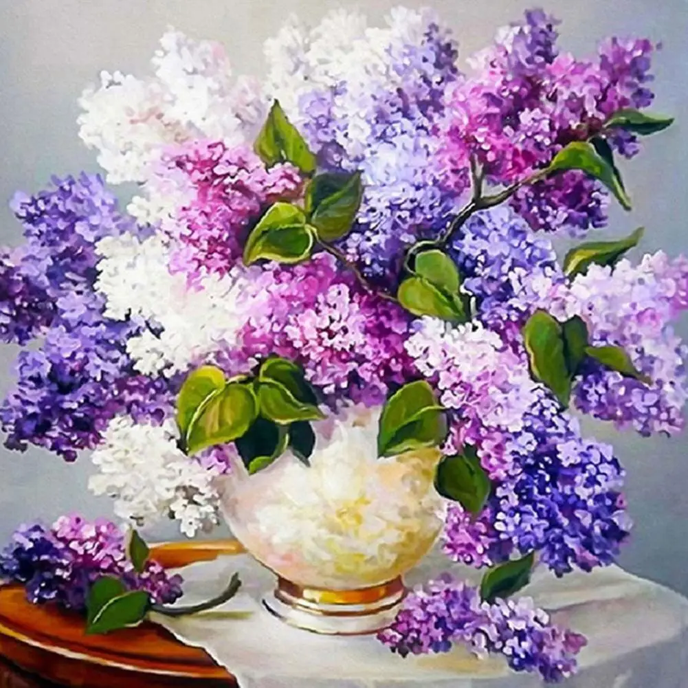 

30x30cm Diamond Painting Lavender Half Diamond Painting DIY Embroidery Cross Stitch Wall Decor Diamond Painting DIY Gift Crafts