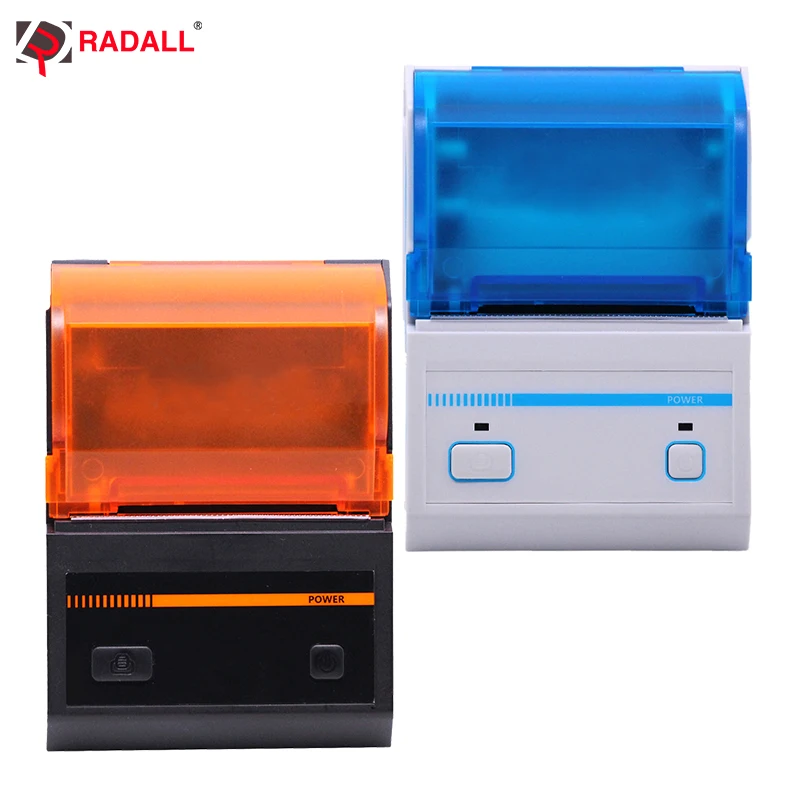 Термопринтер для этикеток с поддержкой Android/IOS 58 мм USB/Bluetooth карманный мини принтер