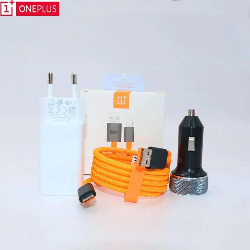 Оригинальное автомобильное зарядное устройство OnePlus металлический кабель USB Type C