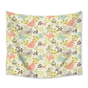 

Abstract Art Butterfly Leave Tapestry Wall Hanging Polyester Home Bedroom Decor Bedspread Beach Mat Blanket Yoga Mat Dorm Decor