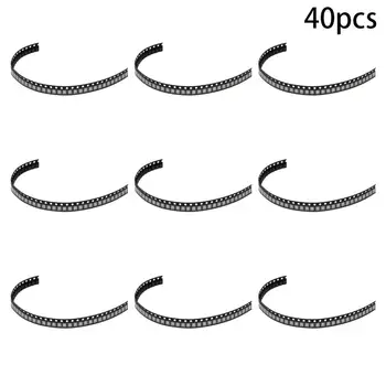 

40PCS 3528 Chips SMD Rectangle Lamp Beads 2V Yellow Lights Surface Mount light 15-20MA Emitting Diodes For LED Strip lights Bulb