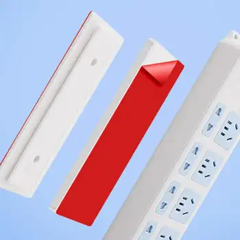 

Seamless Punch-Plug Free Wall Sticker Holder Fixer Power Strip Self-Adhesive Power Strip Holder Fixator Wall-Mounted