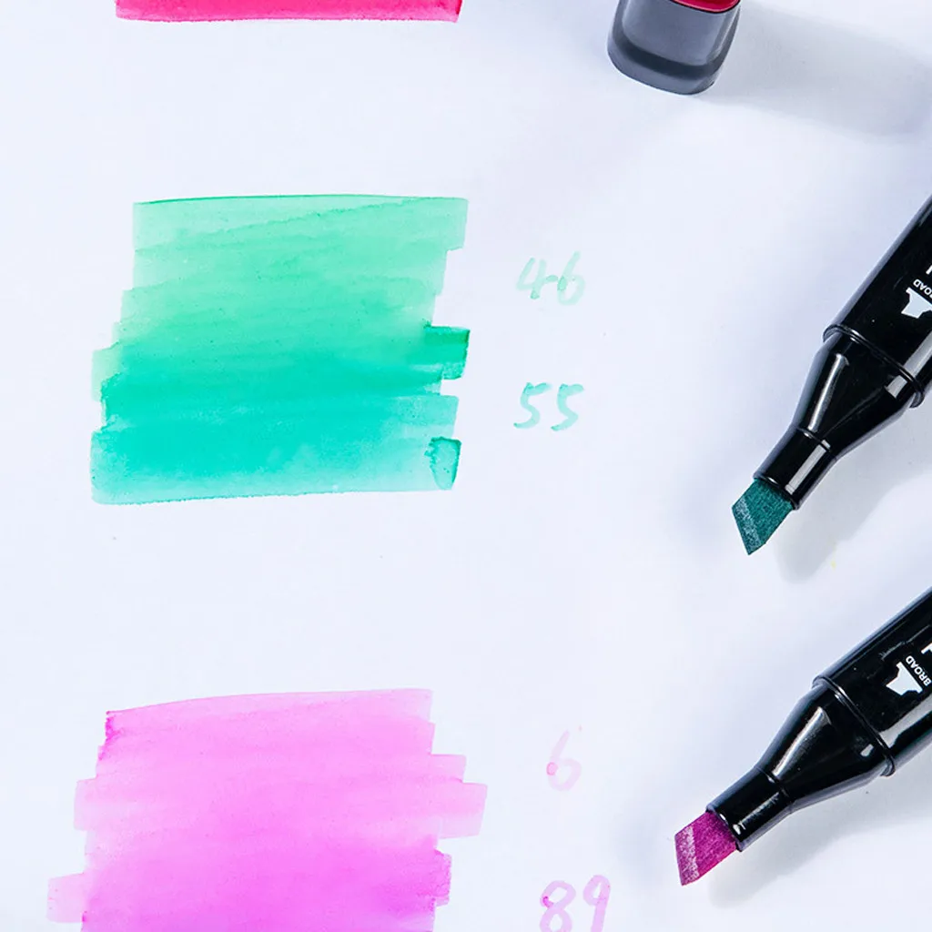 Офисные школьные 80 цветов заправки Маркеры Акварель гелевая ручка Замена принадлежностей для искусства Замена Заправки Гелевая ручка для офиса школы