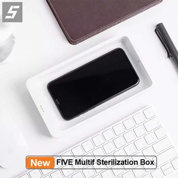 

Five Multifunctional Disinfection Box 10W Wireless Fast Charging UVC-LVD Sterilization Box 360 ° sterilization