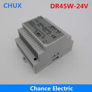 

DR-45-24 LED Din Rail mounted switching Power Supply Transformer 110V 220V AC to DC 24V 2A 45W Output Free Shipping