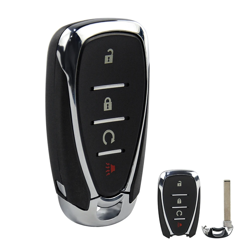 OkeyTech для Chevrolet Cruze Captiva Lacetti Spark Sonic Malibu XL Volando Camaro для GM Smart Car Key Shell HU100 чистое лезвие - Количество кнопок: Type 1