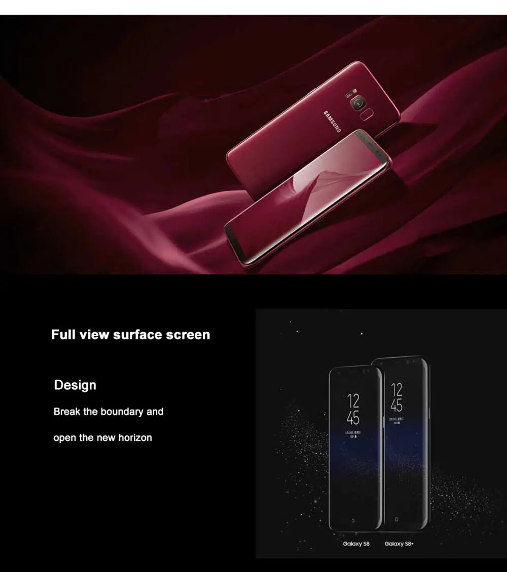 Новая европейская версия 5,8 дюймов samsung Galaxy S8 G950F Exynos 8895 мобильный телефон Восьмиядерный 4 Гб ОЗУ 64 Гб ПЗУ 3000 мАч NFC Android телефон