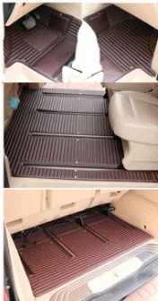 

Custom full set car floor mats + trunk mat for Mercedes Benz V 250d 7 8 seats 2019-2014 waterproof durable carpets for V250 2017
