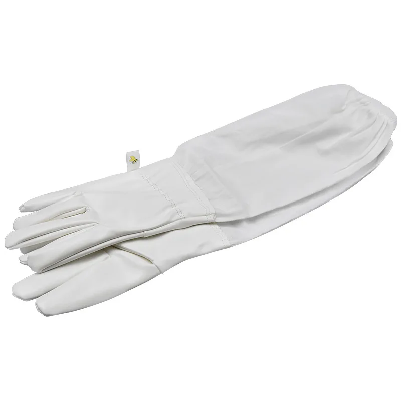 1PC 3 Types of Beekeeping Protective Gloves Mesh Ventilated Long Sleeves Sheepskin And Cloth Apiculture Protection Breathable