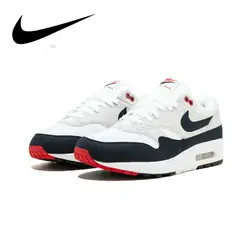 Подлинные оригинальные мужские кроссовки для бега от Nike AIR MAX 1 ANNIVERSARY, Спортивная Нескользящая классическая спортивная Дизайнерская обувь