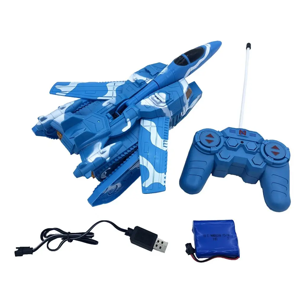 

RC Deformation Tank Fighter 5 Channel with Light Sound Electric Intelligent Military Model Remote Control Toys