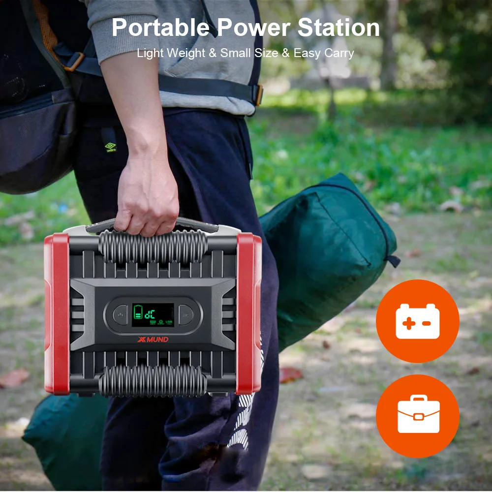 Solar Power Portable Station 110V 220V 300W Power Generator for Outdoor Sadoun.com