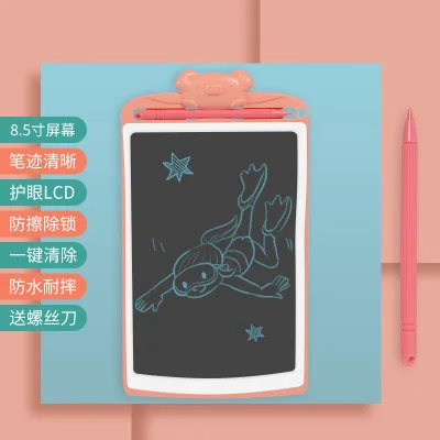 8.5 Inch Портативный ЖК-планшет цифровой графический Рисунок почерк колодки электронная картина доска ультра-тонкая панель - Цвет: 8.5 Inch