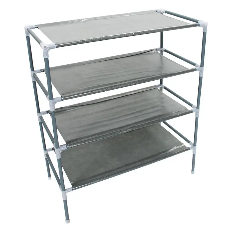

Promotion! 4 Layers removable door shoe storage cabinet shelf DIY shoes storage