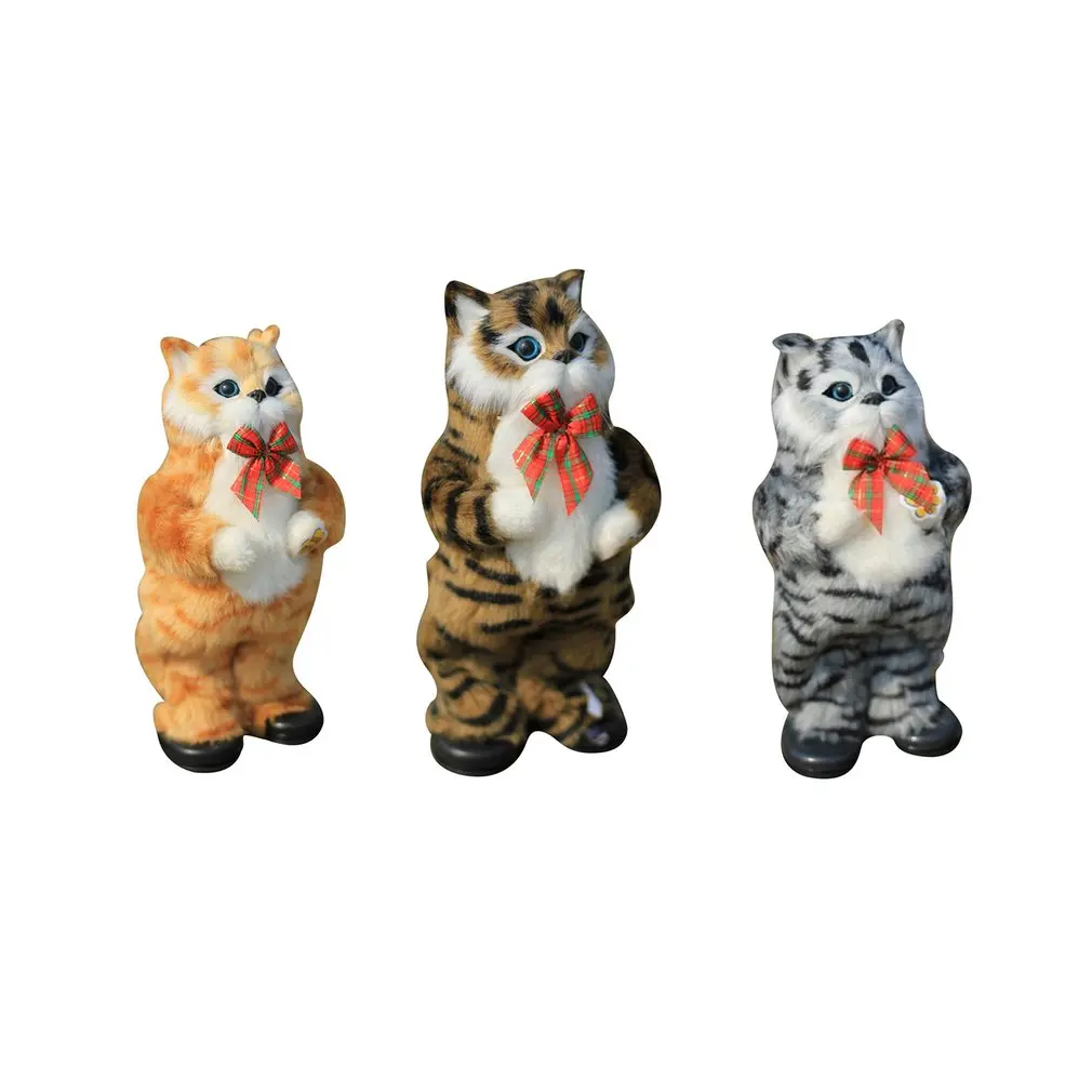 

1pc Cute Simulation Cat Electric Yellow Cat Singing And Dancing Cat Doll Gift Kids Interactive Toys/30cm