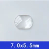 Watch Glass Lens Sapphire bubble magnifying glass Single Date Window Crystal Convex Transparent magnifier Square 7.0/ 5.5 ► Photo 3/4