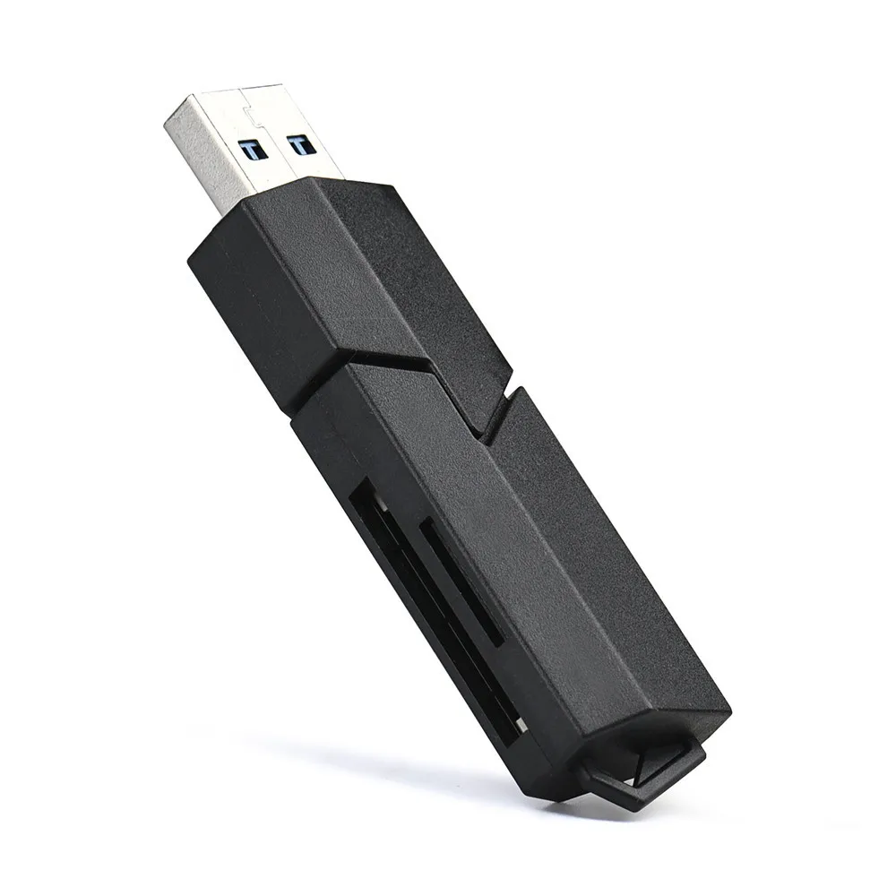 Портативный кард-ридер 2 в 1 USB 3,0 высокоскоростной 5 Гбит/с для Micro SD SDXC T-Flash TF кард-ридер для Windows tablet