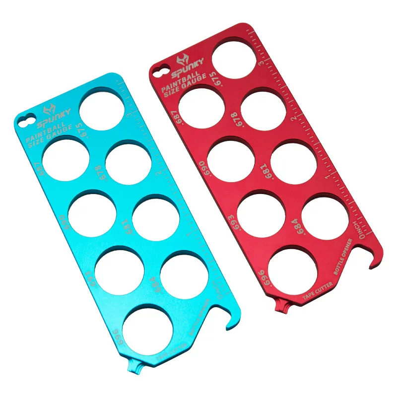 Spunky Paintball Metal Aluminum Gauge Diameter Ball Sizer Paintballs