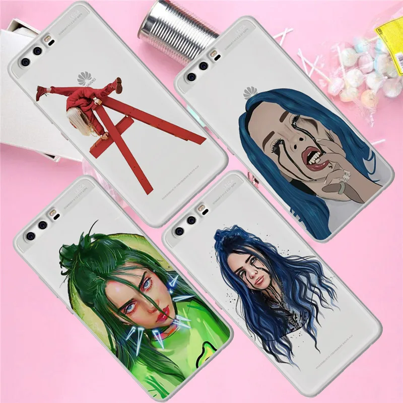 

Billie eilish For Huawei Mate 9 10 20 P8 P9 P10 P20 P30 P Smart Lite Plus Pro phone Case Cover Coque Etui funda fashion luxury
