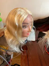 613 peluca Frontal de encaje 30 32 pulgadas 13x4x1 parte de encaje Peluca de la onda del cuerpo brasileño rubia peluca con malla Frontal de cabello humano para las mujeres 180 de densidad