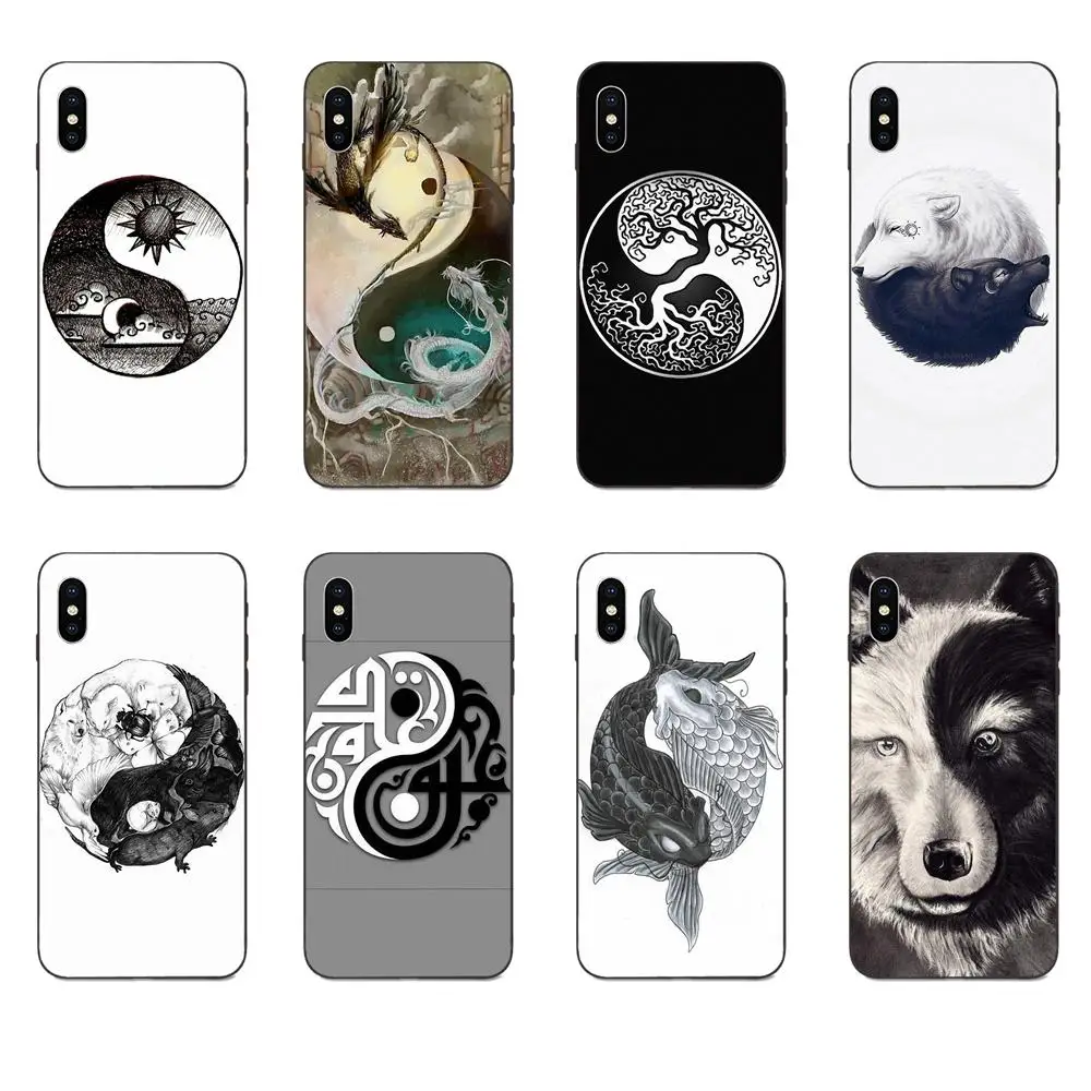 Graffiti Yin Yang For Huawei Mate 9 10 20 P8 P9 P10 P20 P30 Lite Mini Play Pro P smart Plus Z 2017 2019 New Case Black Phone | Мобильные