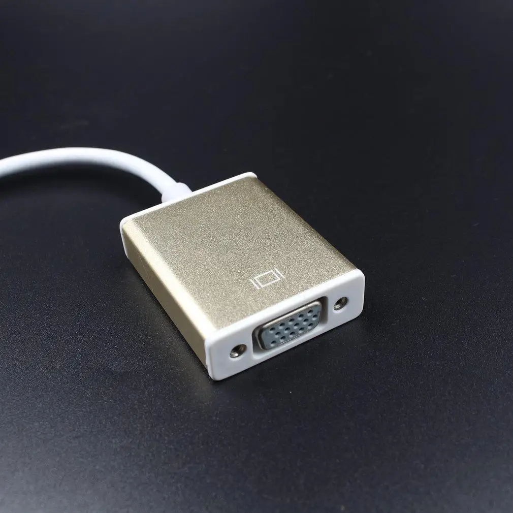USB3.1 type C USB-C к гнезду VGA Кабель-адаптер 10 Гбит/с соединительный кабель конвертер
