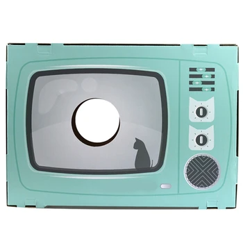 

Cat Nest Teaser Toy Paper Box Cat Teaser Toy Wearable Practice Claw Device Corrugated Paper Scratching Nest Pet Toy