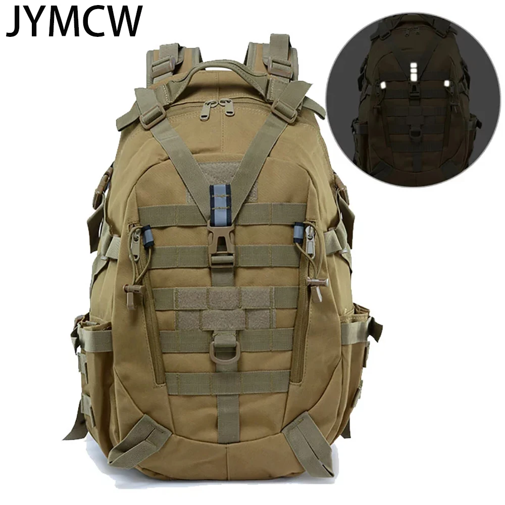 40L camping backpack men's travel bag tactical military mountaineering and trekking | Спорт и развлечения