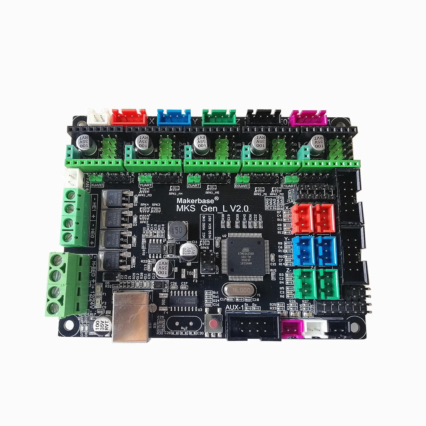 Устройства для 3D принтеров MKS GEN L V2.0+ MKS TFT32 V4.0 lcd сенсорный дисплей+ MKS Wi-Fi модуль дешевые части для 3d печати для cr-10
