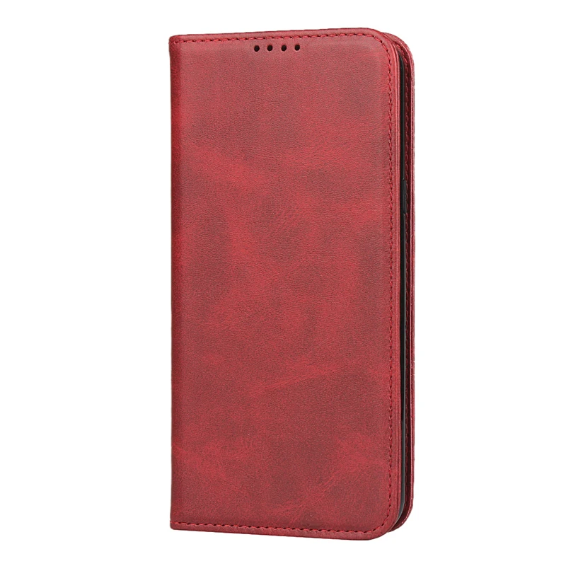 Red В виде книжки с подставкой с рисунком чехол для Samsung Galaxy S8 S9 плюс S10 5G Note 8 9 10 Pro A10 A20E A30 A40 A50 A60 A70 чехол из натуральной кожи с магнитной застежкой и крышка - Цвет: Red