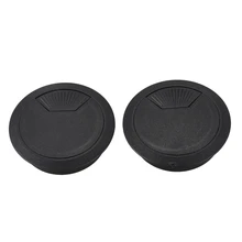 2 шт 53 мм Диаметр стол провода шнур Кабельные втулки отверстие крышки черный