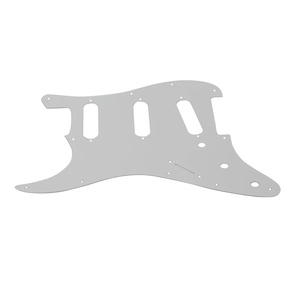 M00716 11 отверстий Электрогитары защитная пластина Strat для гитары задней панели Крышка для американская стандартная гитара Золотая/серебряная обувь