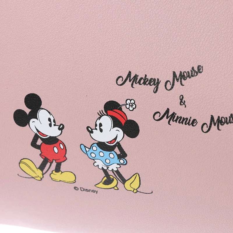 Disney-Bolso de dibujos animados de Mickey para mujer, bolsa de gran capacidad, a la moda, portátil, de un solo hombro, para verano