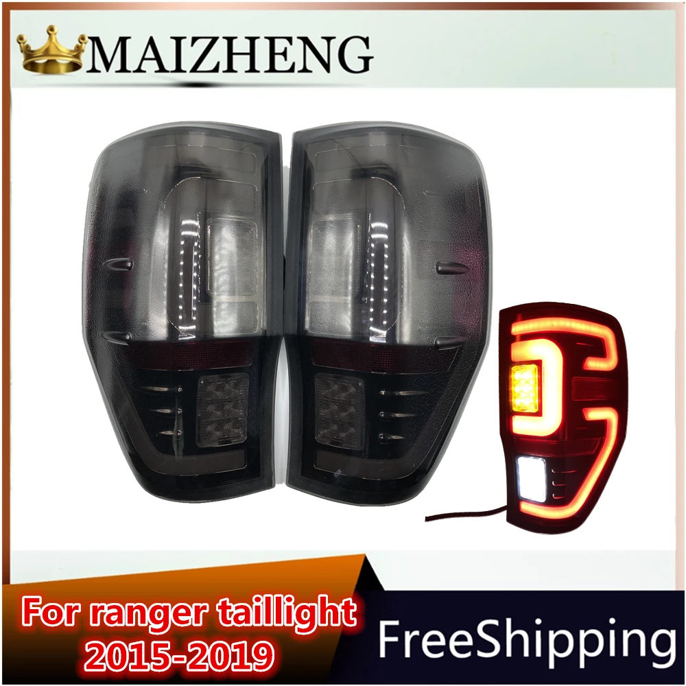1Pair Rear Tail Lights Lamp for Ford Ranger PX T6 MK2 XL XLT XLS 2012-2019 taillight brake light | Автомобили и мотоциклы