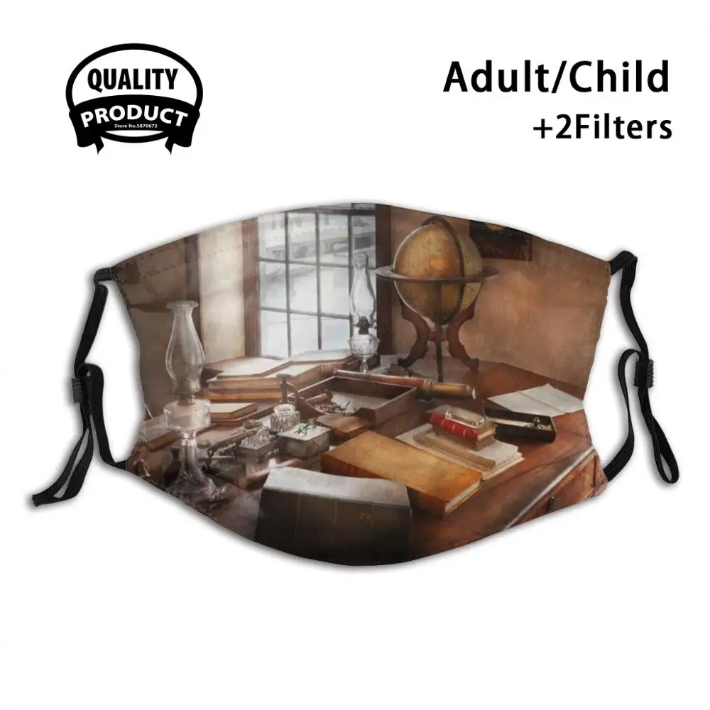 

Lawyer - The Adventurer Reusable Mouth Mask Filter For Men Women Kids Barrister Book Adventurer Office Law Adventure Interior
