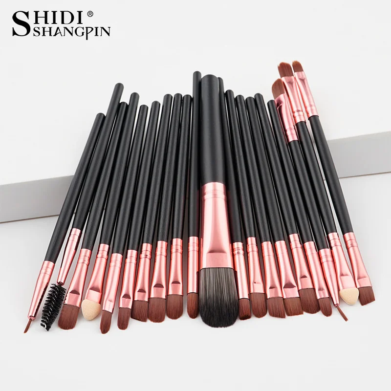 1-20pcs/lot make up brushes Set Eye Shadow Blending Eyeliner Eyelash-Eyebrow Brushes Extension Maquiagem Makeup Tools New