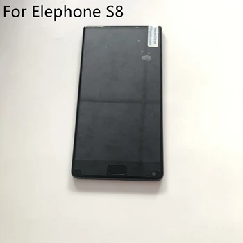 

Used LCD Display Screen + Touch Screen + Frame For Elephone S8 MTK Helio X25 Deca Core 6.0 Inch FHD 2560x1440 Smartphone