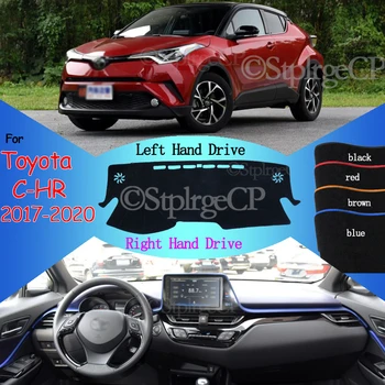 

for Toyota C-HR 2017 2018 2020 CHR C HR Anti-Slip Mat Dashboard Dash Cover Pad Sunshade Dashmat Protect Carpet Car Accessories