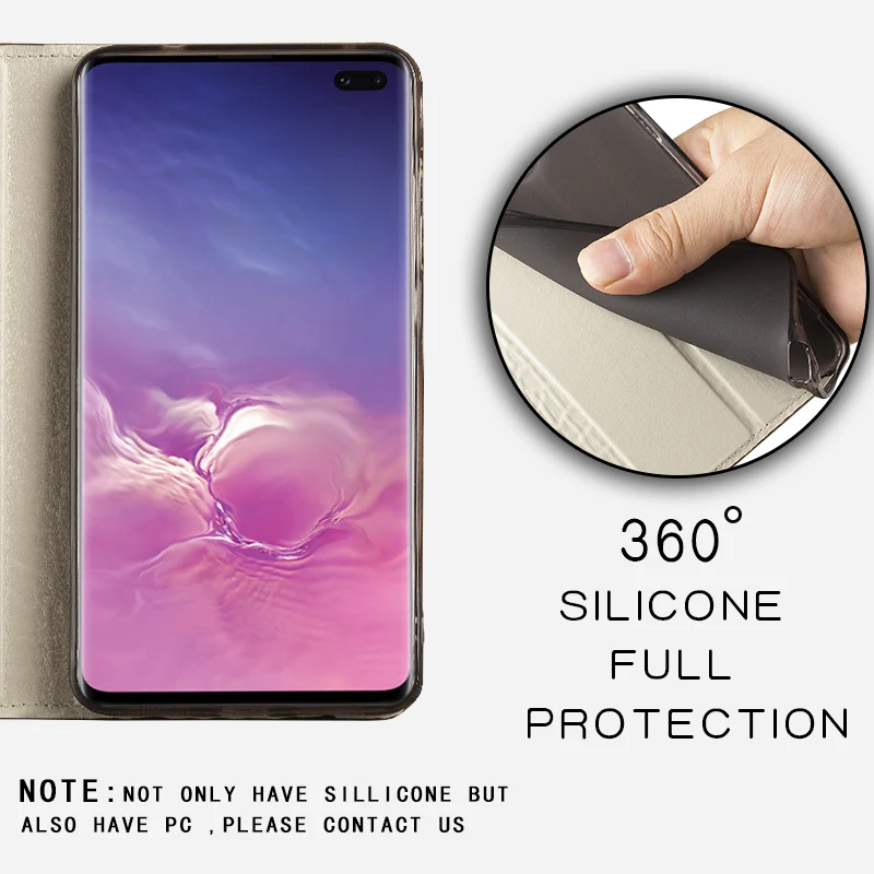 Флип Чехол Для samsung S6 S7 край S8 S9 S10 плюс A20 A30 A50 A70 Дракон головных уборов для Note 8, 9, 10, A5 A7 A8 J5 J7 чехол
