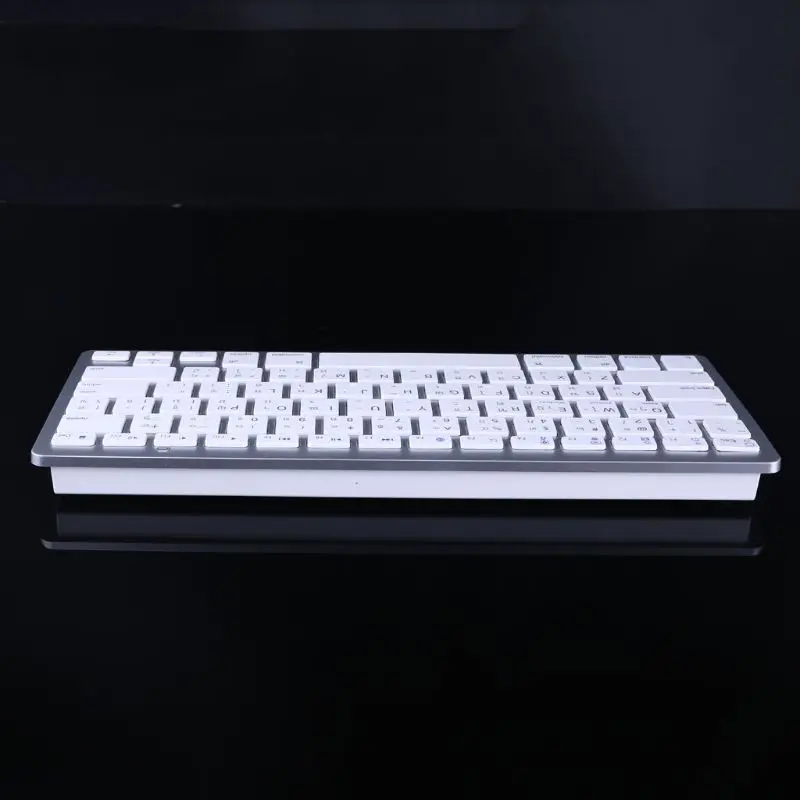 Тайский английский тайский 78 клавиш Беспроводная Bluetooth клавиатура для i Pad