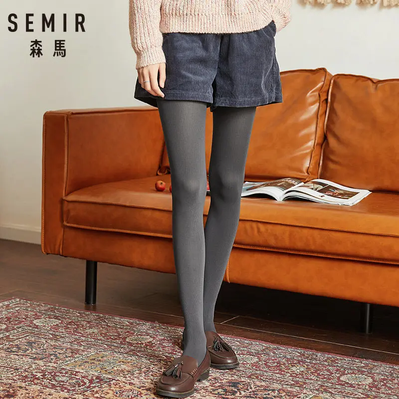 SEMIR женские вельветовые шорты из хлопка с эластичным поясом широкие штанины с боковыми карманами шорты с высокой талией