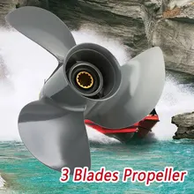 3 Лопасти лодочные моторы Алюминиевый Пропеллер высокого качества для Honda/Tohatsu/Mercury подвесной мотор 5 6HP аксессуары Запчасти