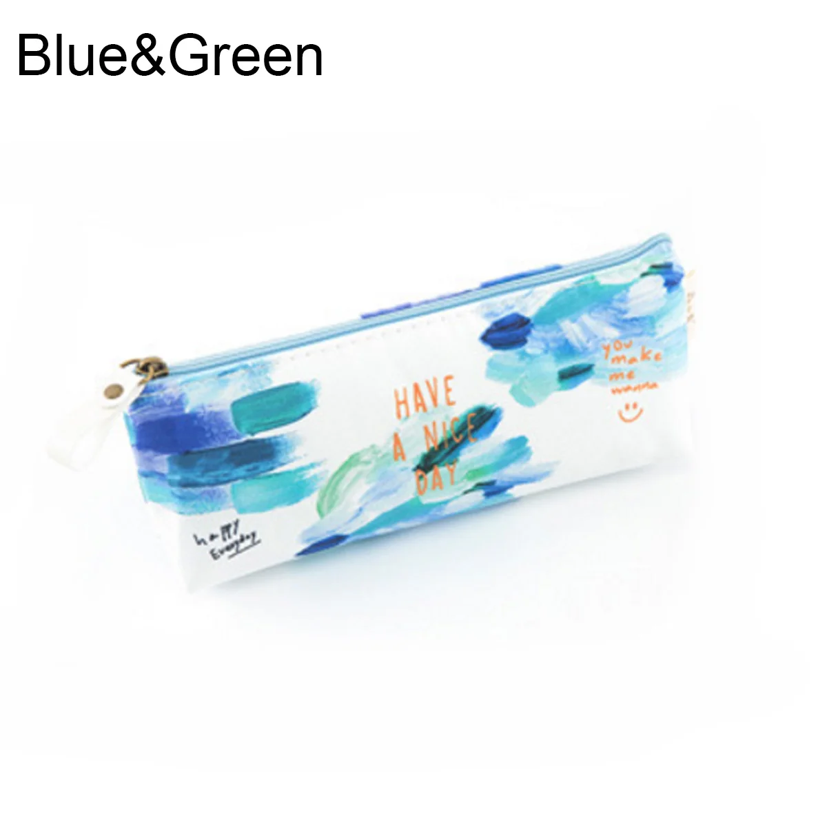 Красочные Креативные кисти каракули пеналы Kawaii холст школьные принадлежности канцелярские сумки для карандашей коробка для школьницы Kalem Kutusu - Цвет: As shown