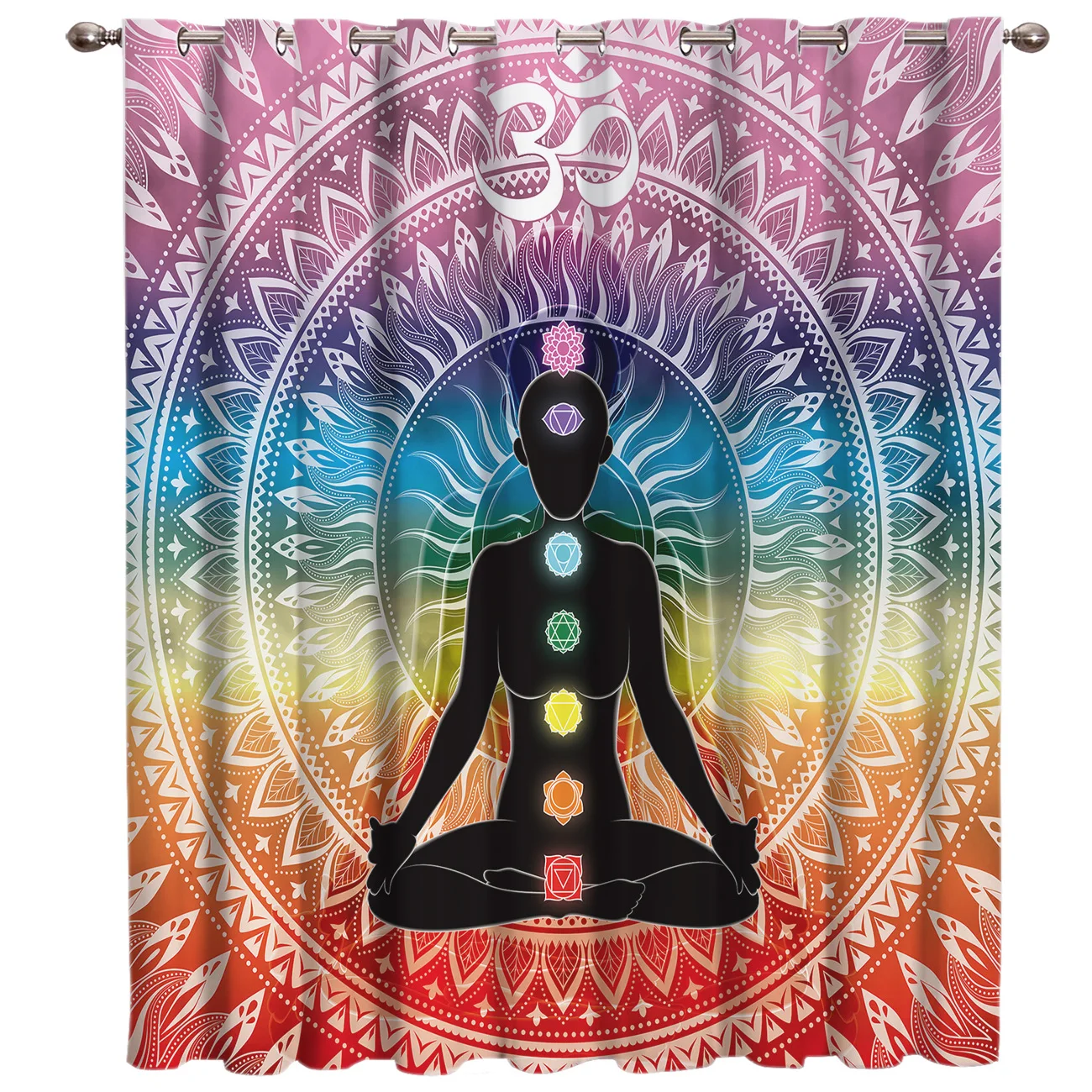 Мандала дурмана буддизм оконные шторы темная Ванная комната Кухня Декор окна