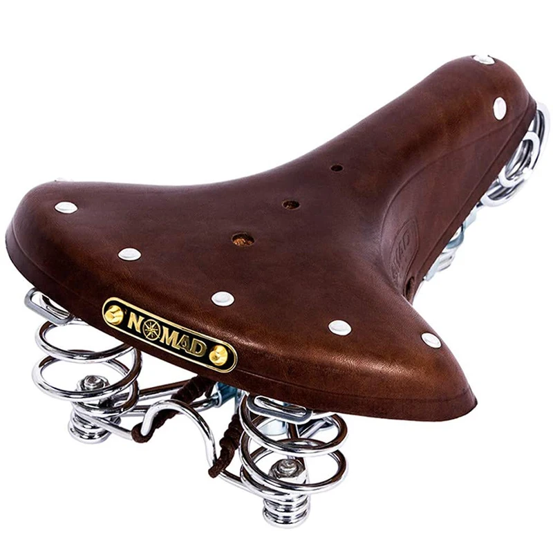 leather bike seat