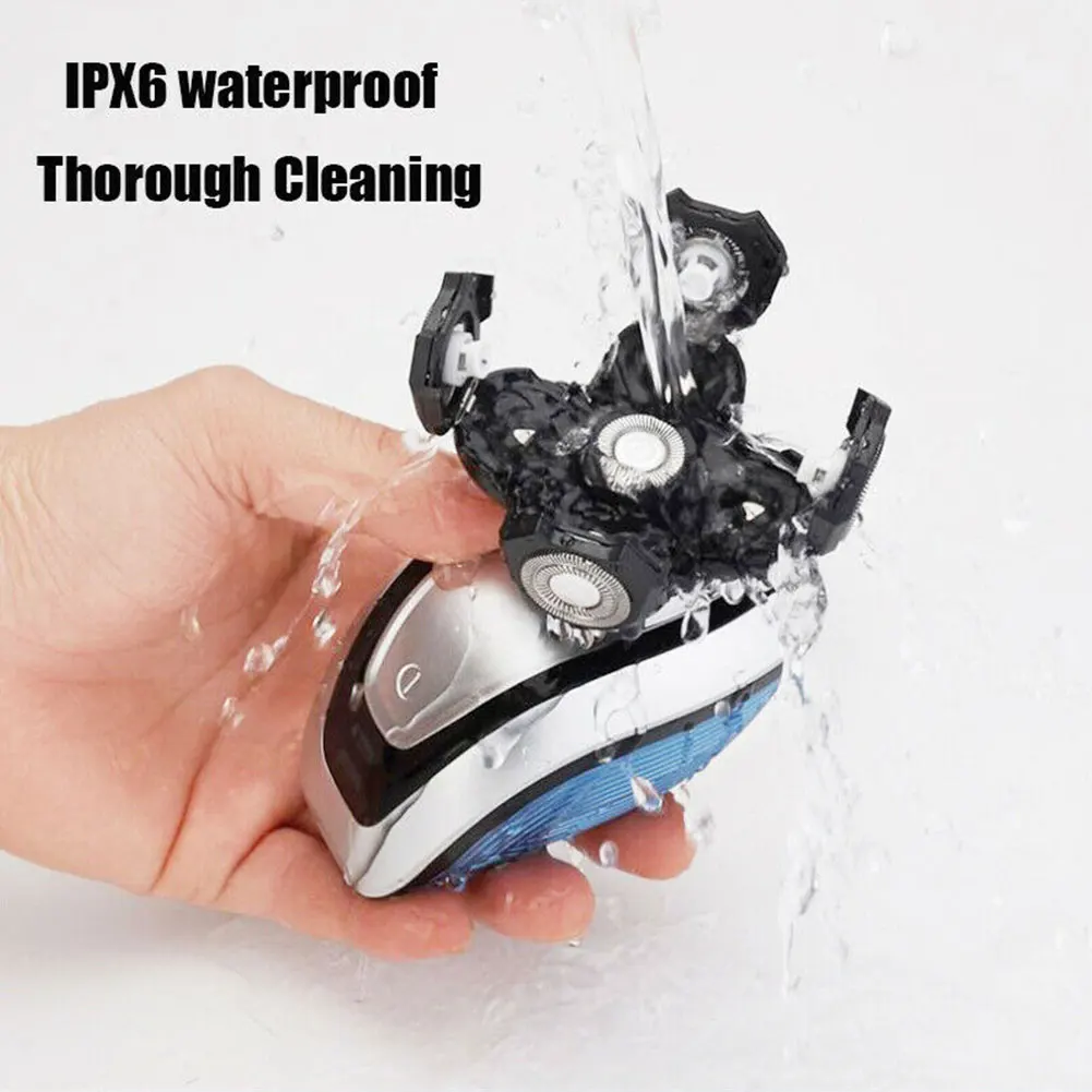 Washable Electric Trimmer Multifunction Hair Portable Rotary Beard USB Rechargeable Razor Travel Shaver Floating Blade Cordless
