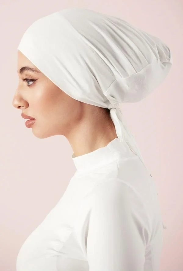 

JTVOVO 2021 New Muslim Women Modal Inner Hijab Cap Stretch Underscarf Bonnet Solid Color Islam Turban Headband Hat Adjustable