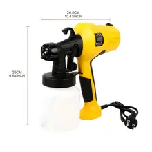 Электрический распылитель краски аэрограф 400 Вт Регулируемая насадка с ручкой съемная для дерева