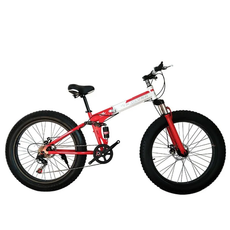 4.0 large wide tire snowmobile beach variable speed mountain bike adult male female student bike